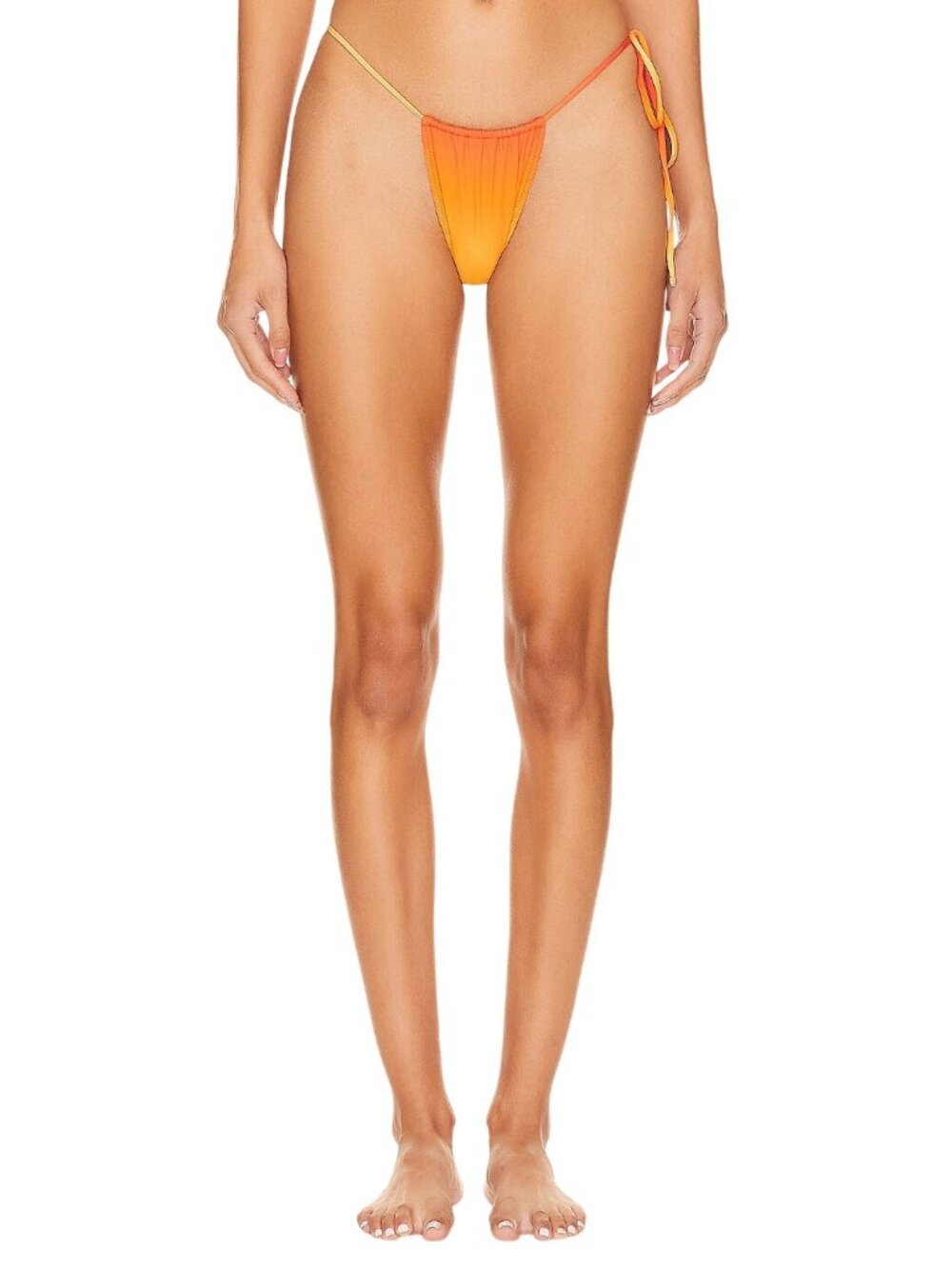 Seashell Beatrix Tie Side Bottoms in Sunset Medium New Womens Swimsuit